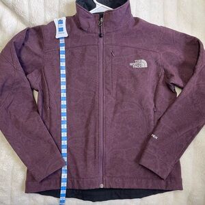 The North Face Plum Paisley Softshell Jacket